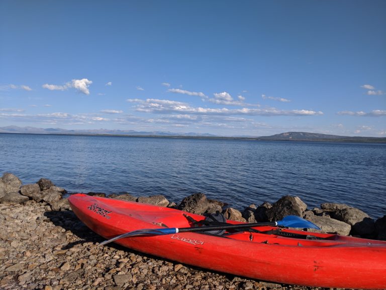 Kayak & SUP on Yellowstone Lake. Interact!