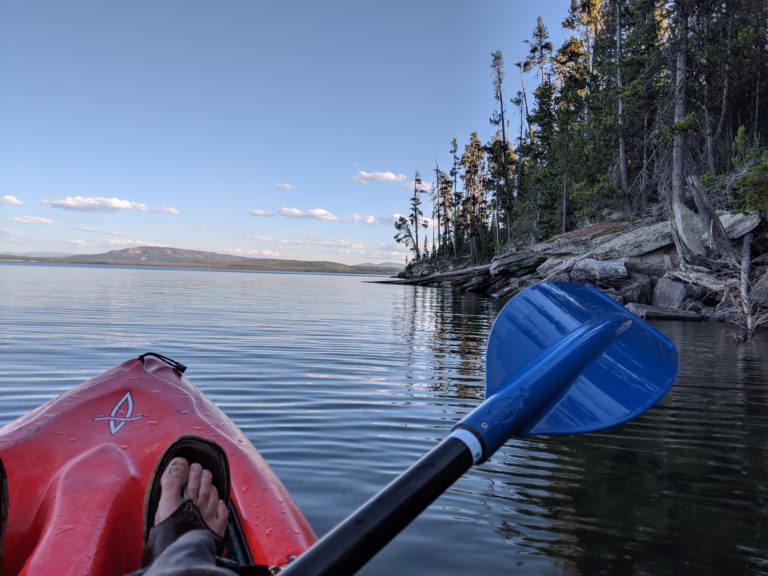 Kayak & SUP on Yellowstone Lake. Interact!